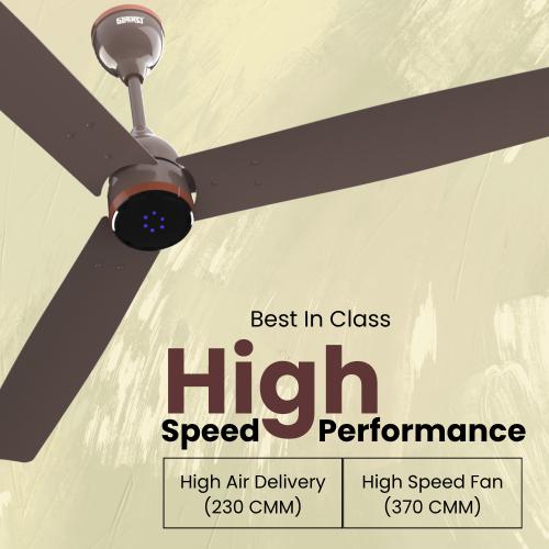 EcoVia BLDC Fan With Remote | 5 Year Warranty 1200mm