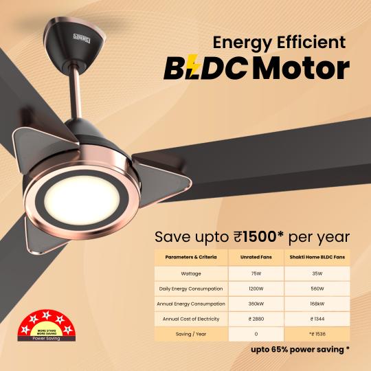 ISO Breeze Wave BLDC Remote With Light | 5 Year Warranty 1200mm